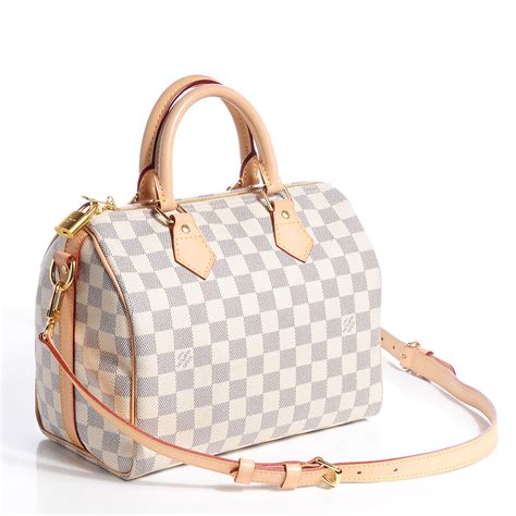 louis vuitton damier azur speedy 25 price|speedy 30 with shoulder strap.